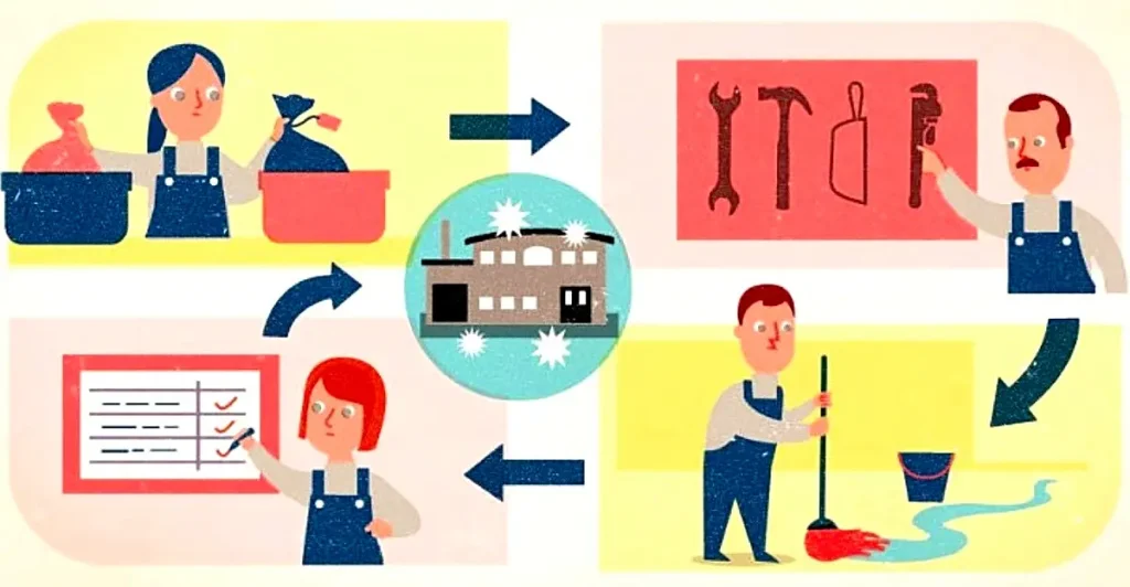 os 5 sensos na melhoria da competitividade, produtividade, combate ao desperdício, filosofia