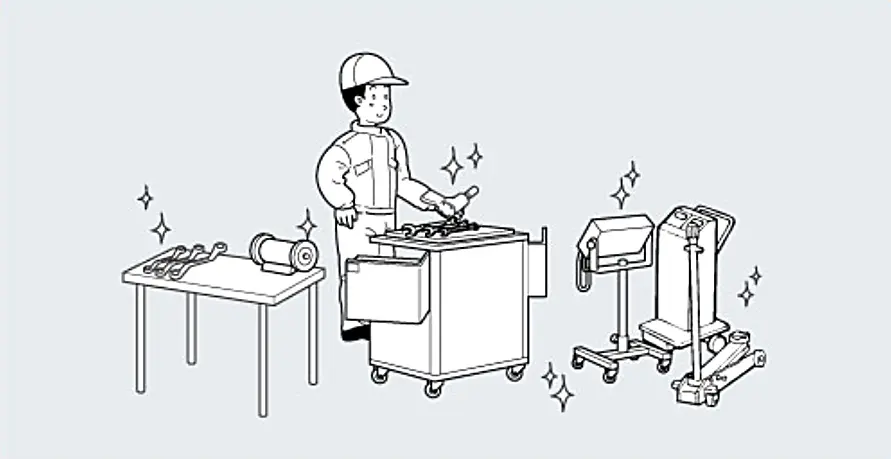 os 5 sensos na melhoria da competitividade, produtividade, combate ao desperdício, Seiso, senso de limpeza