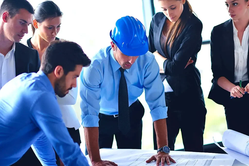 consultoria de manutenção industrial, reunião com equipa técnica